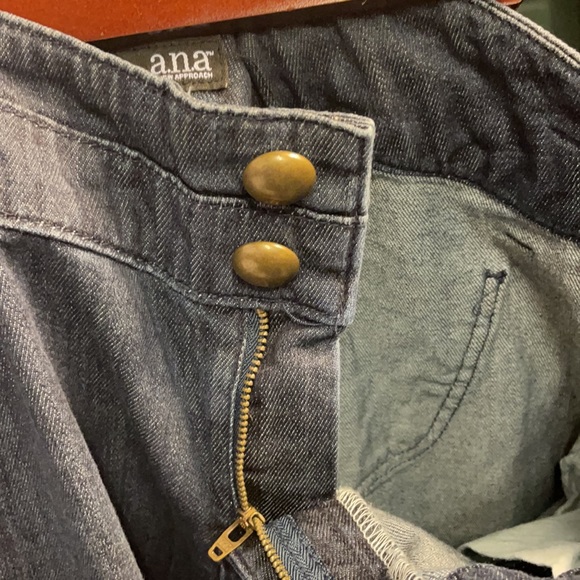ANA Trouser Blue Jean Sz 4 Flair - Picture 7 of 7